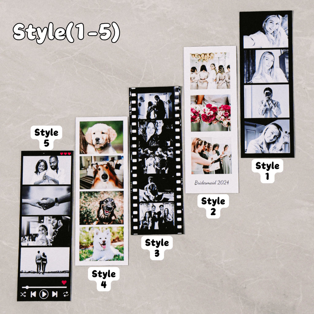 Bandelettes Photo Personnalisées Style Rétro - Immortalisez Vos Souvenirs !